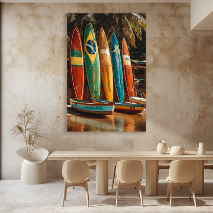 TABLEAU PLANCHE SURF BRÉSIL
