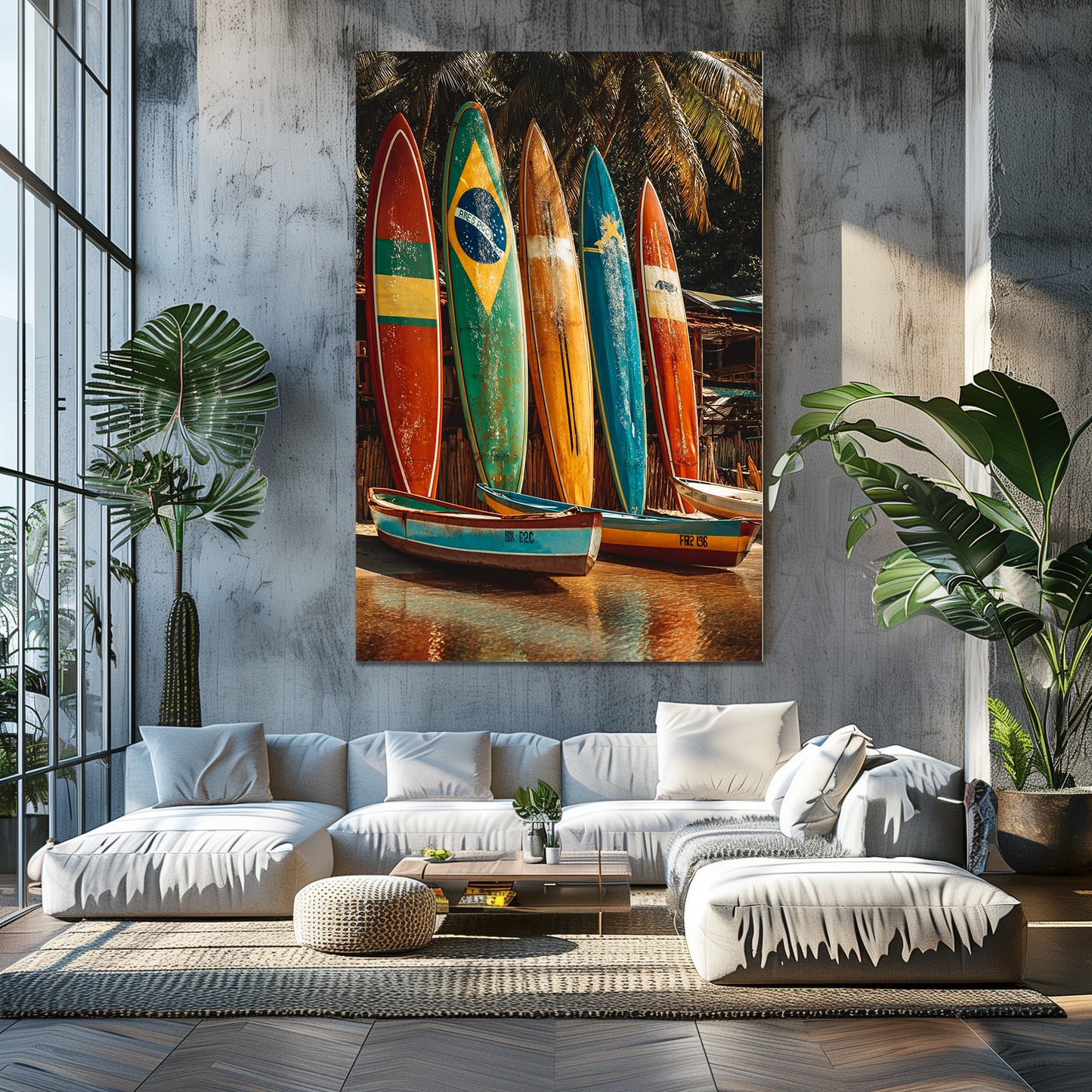 TABLEAU PLANCHE SURF BRÉSIL