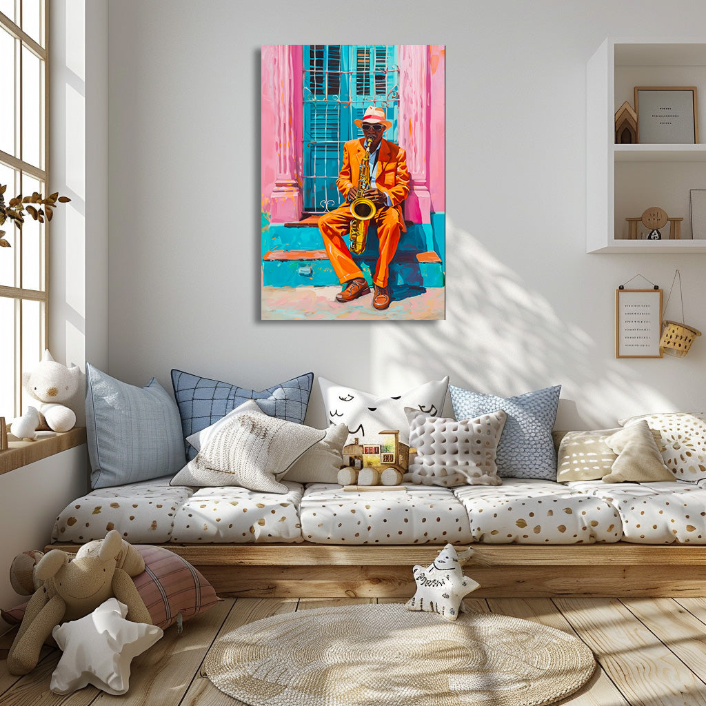 TABLEAU TROMPETTISTE CUBAIN