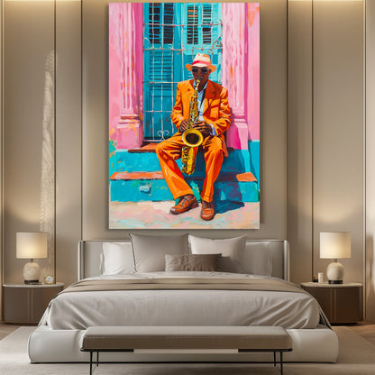 TABLEAU TROMPETTISTE CUBAIN