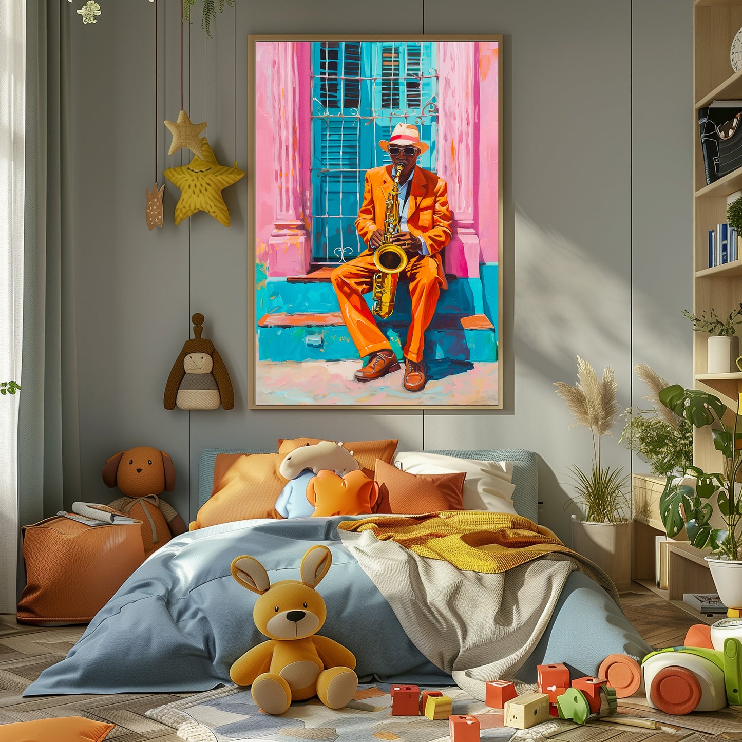 TABLEAU TROMPETTISTE CUBAIN