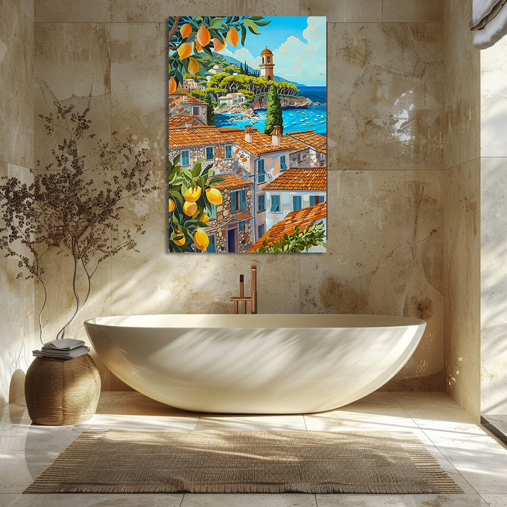 FRENCH RIVIERA PAINTING