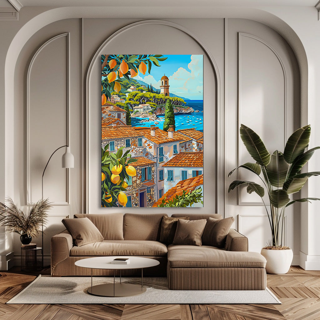 FRENCH RIVIERA PAINTING