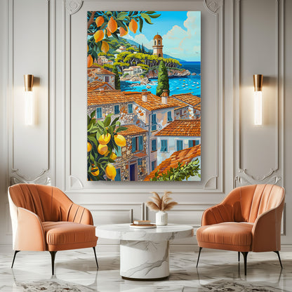 FRENCH RIVIERA PAINTING