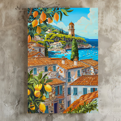 FRENCH RIVIERA PAINTING