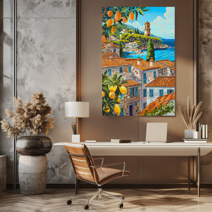 FRENCH RIVIERA PAINTING