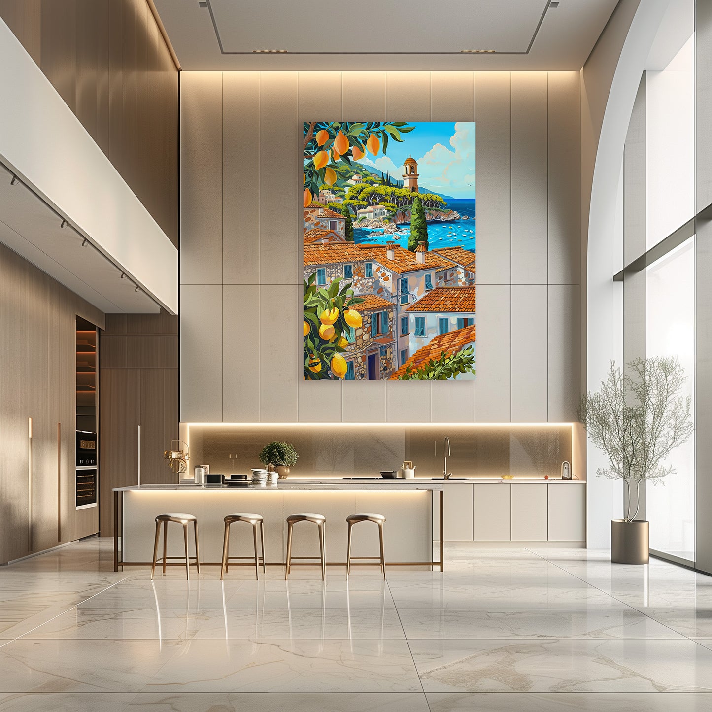 FRENCH RIVIERA PAINTING