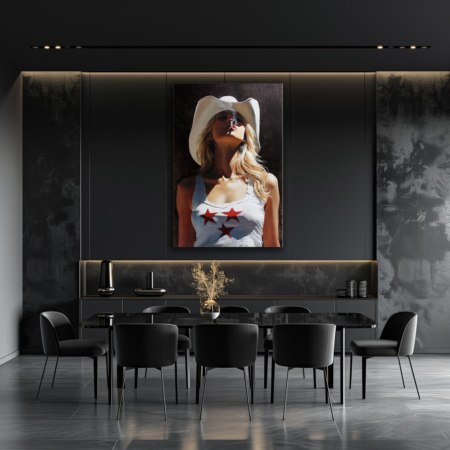 COWGIRL USA PAINTING