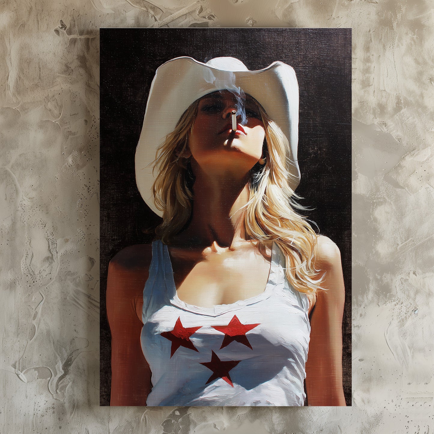 COWGIRL USA PAINTING