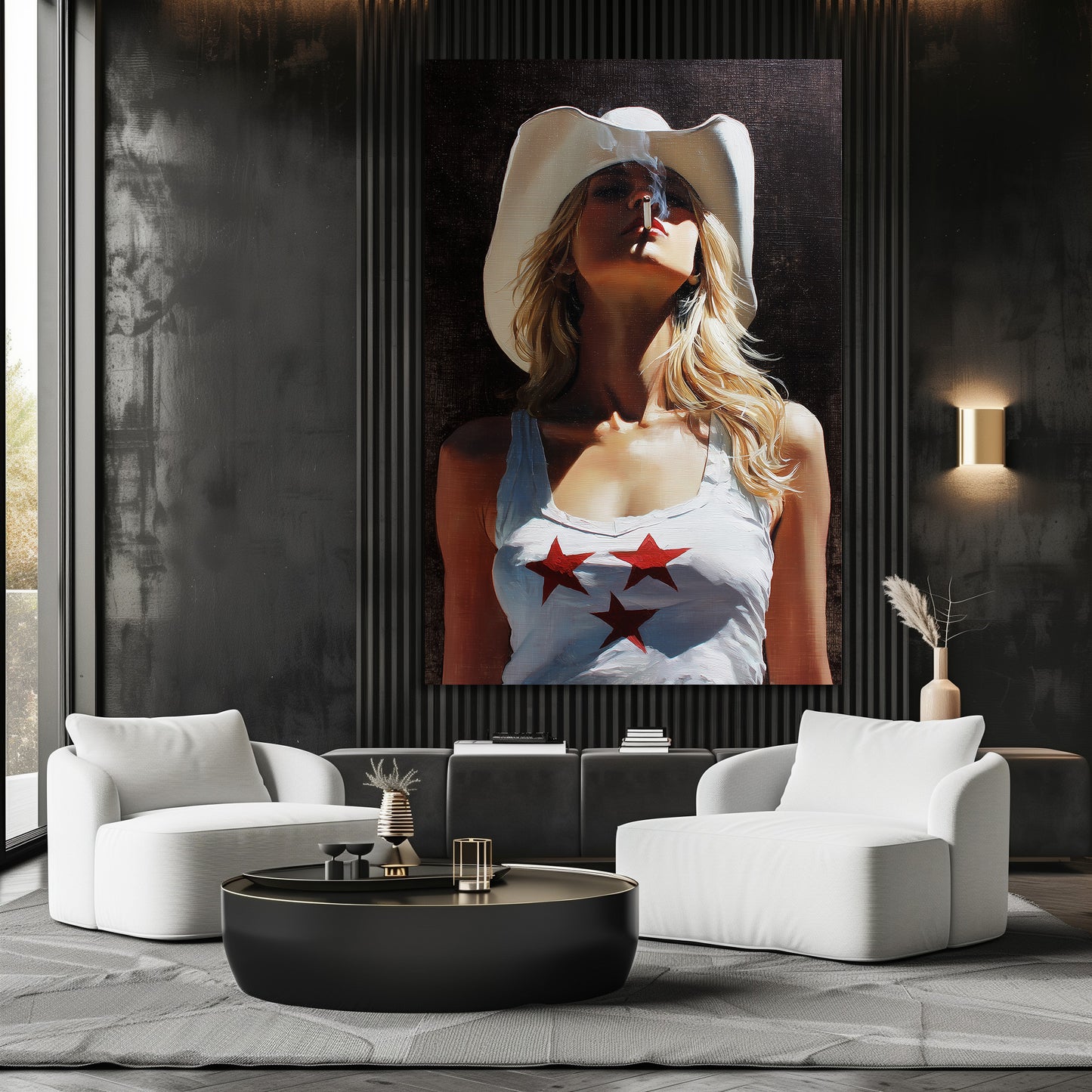 COWGIRL USA PAINTING