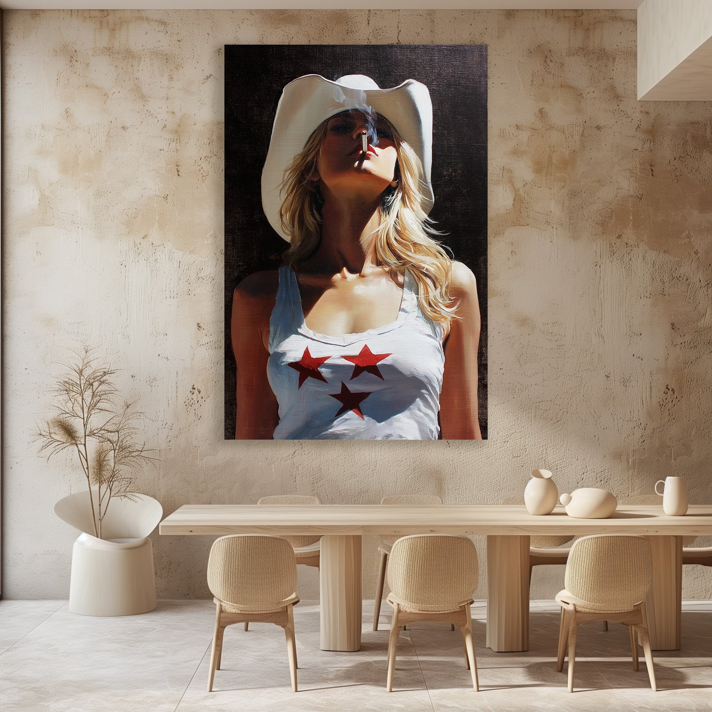 COWGIRL USA PAINTING
