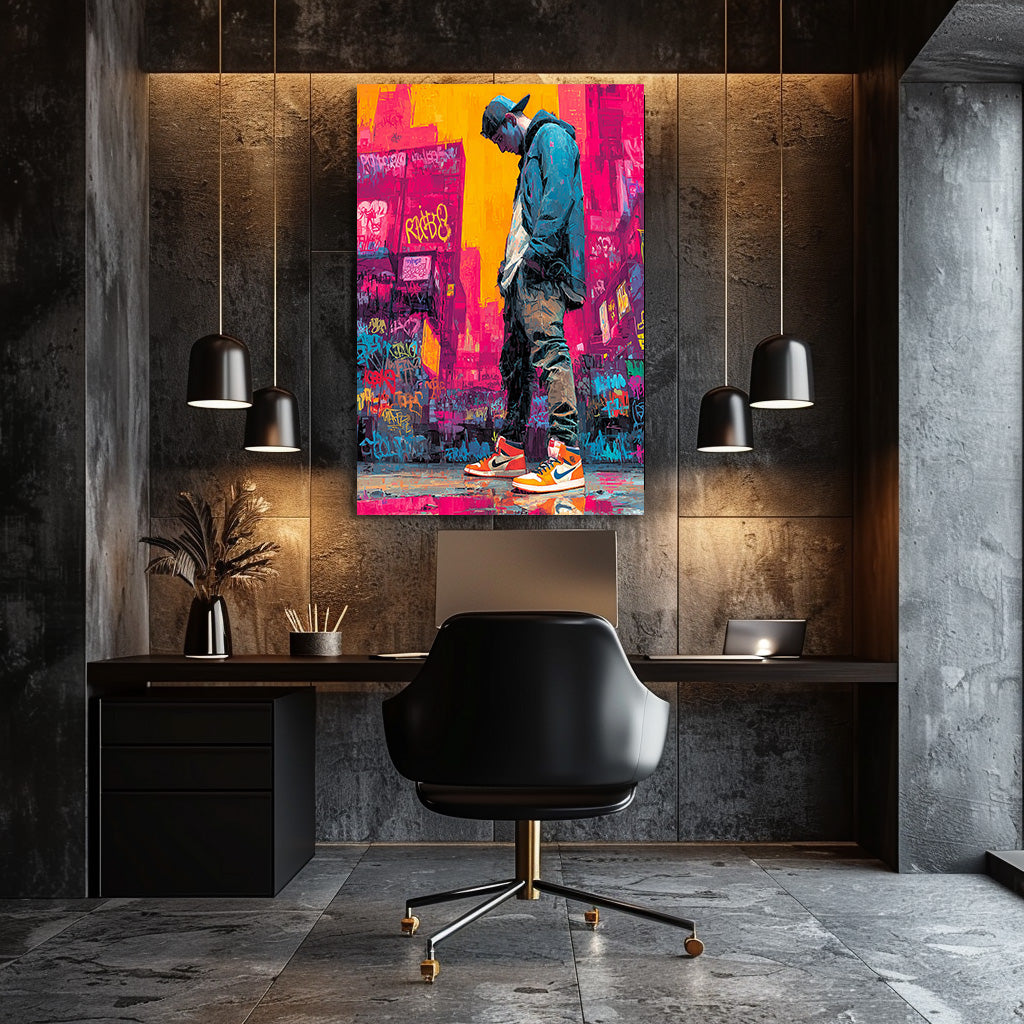 TABLEAU STREET COLORÉ