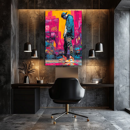 TABLEAU STREET COLORÉ