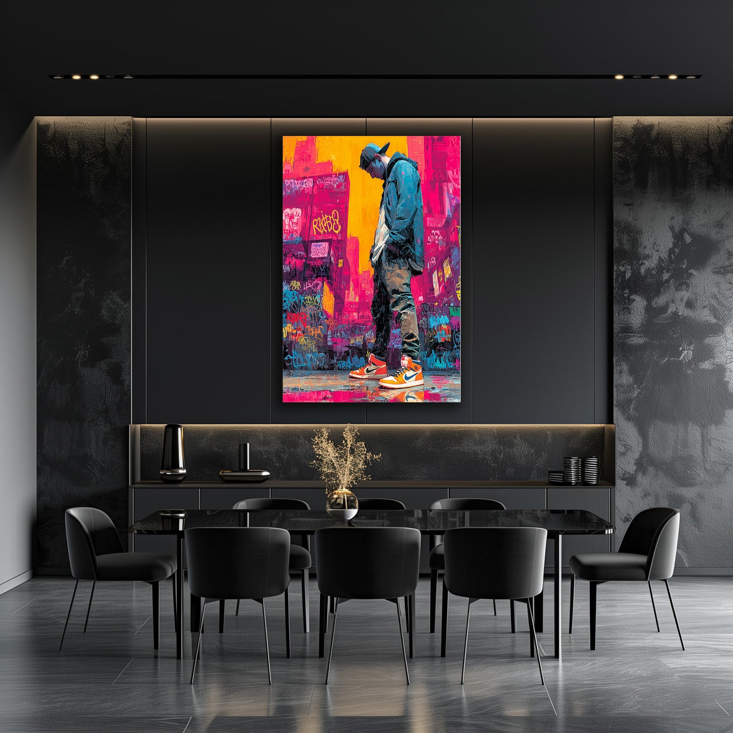 TABLEAU STREET COLORÉ