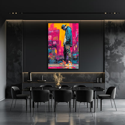 TABLEAU STREET COLORÉ