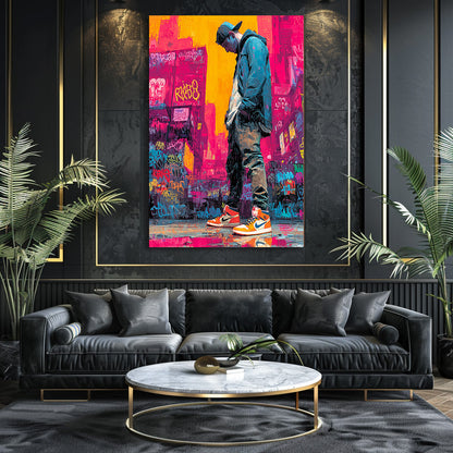 TABLEAU STREET COLORÉ