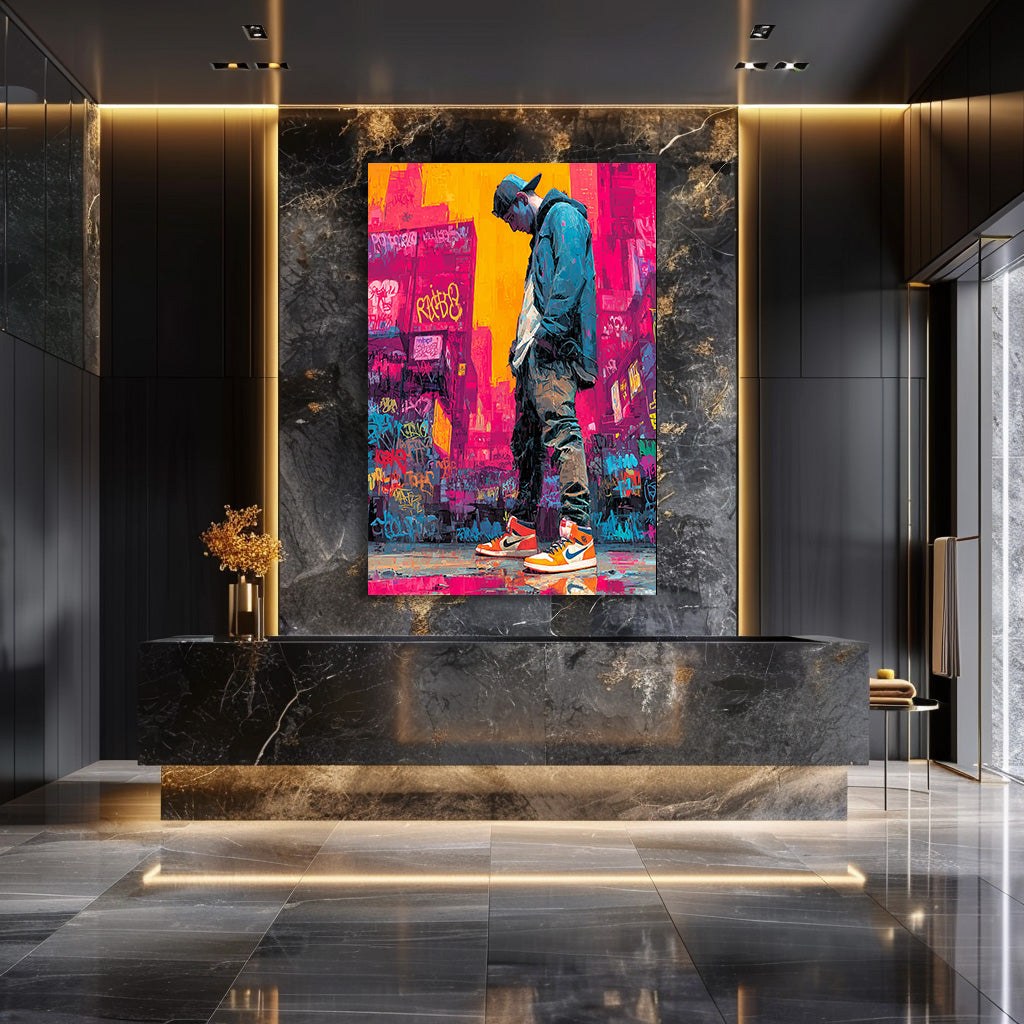 TABLEAU STREET COLORÉ