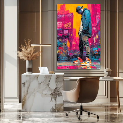 TABLEAU STREET COLORÉ