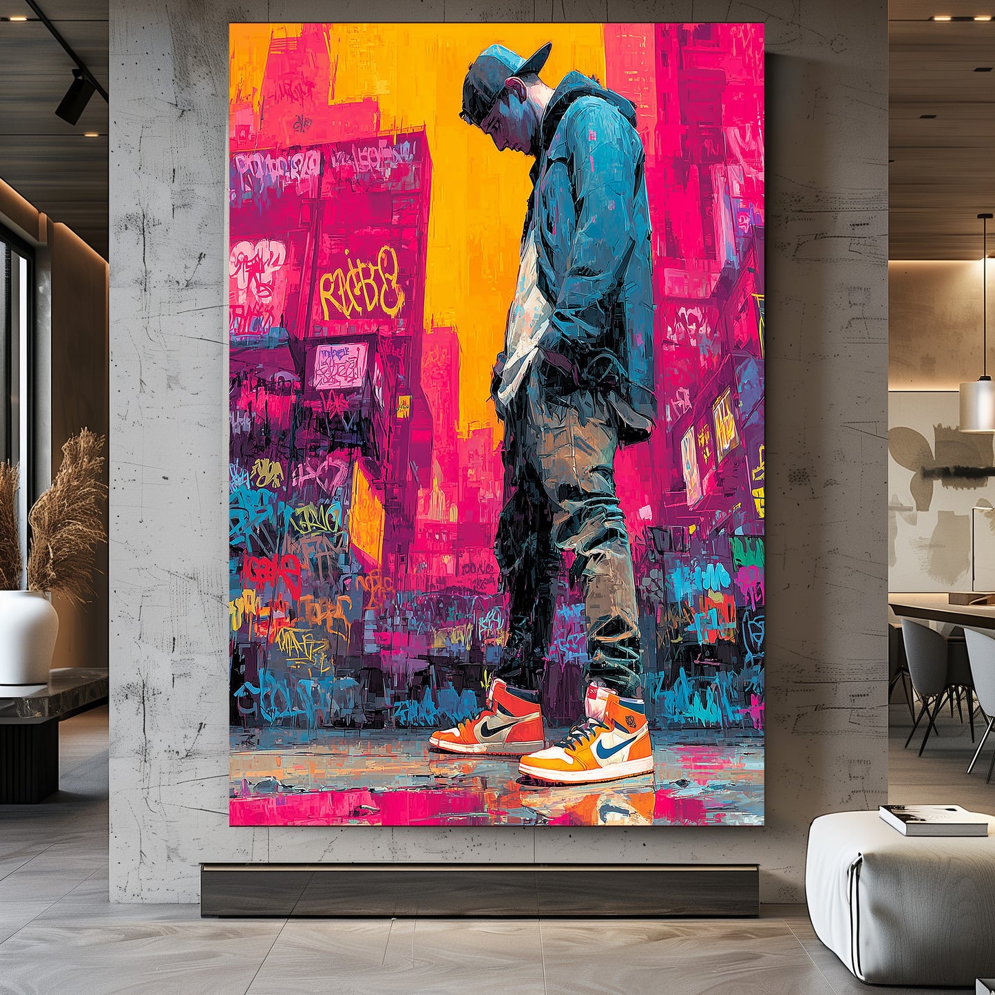 TABLEAU STREET COLORÉ