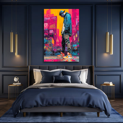 TABLEAU STREET COLORÉ