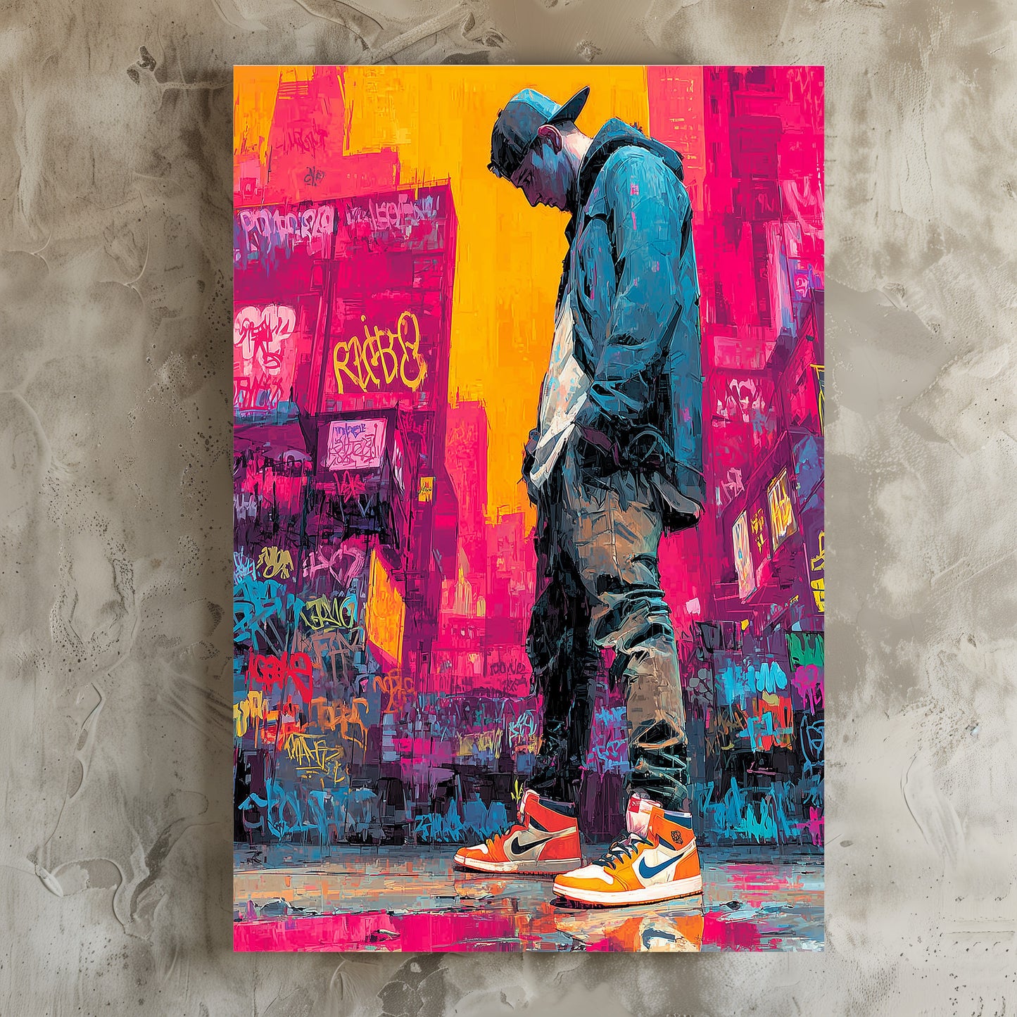 TABLEAU STREET COLORÉ