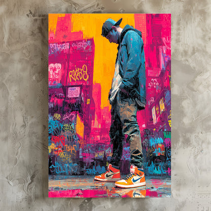 TABLEAU STREET COLORÉ