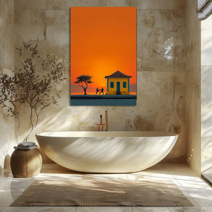 TABLEAU CAPOEIRA BRÉSIL