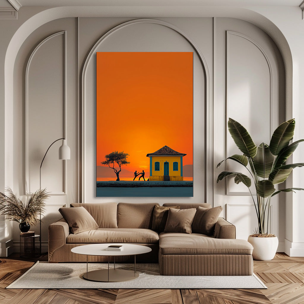 TABLEAU CAPOEIRA BRÉSIL