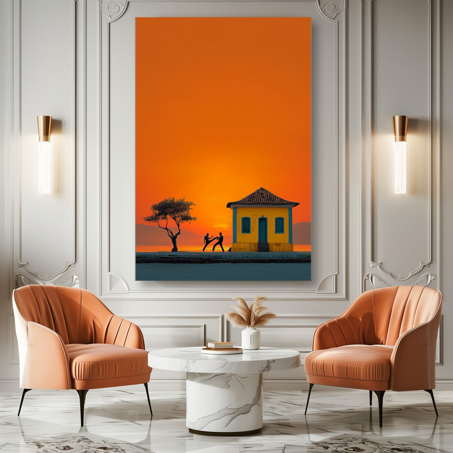 TABLEAU CAPOEIRA BRÉSIL