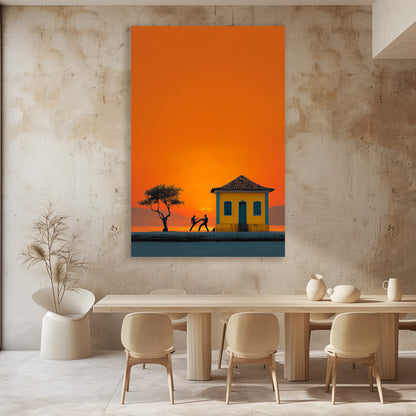 TABLEAU CAPOEIRA BRÉSIL