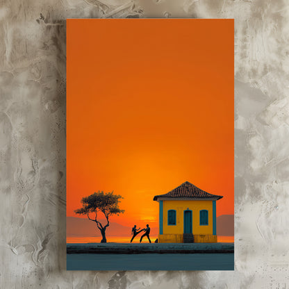 TABLEAU CAPOEIRA BRÉSIL