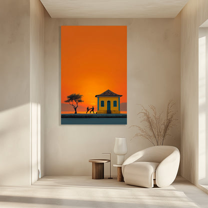 TABLEAU CAPOEIRA BRÉSIL