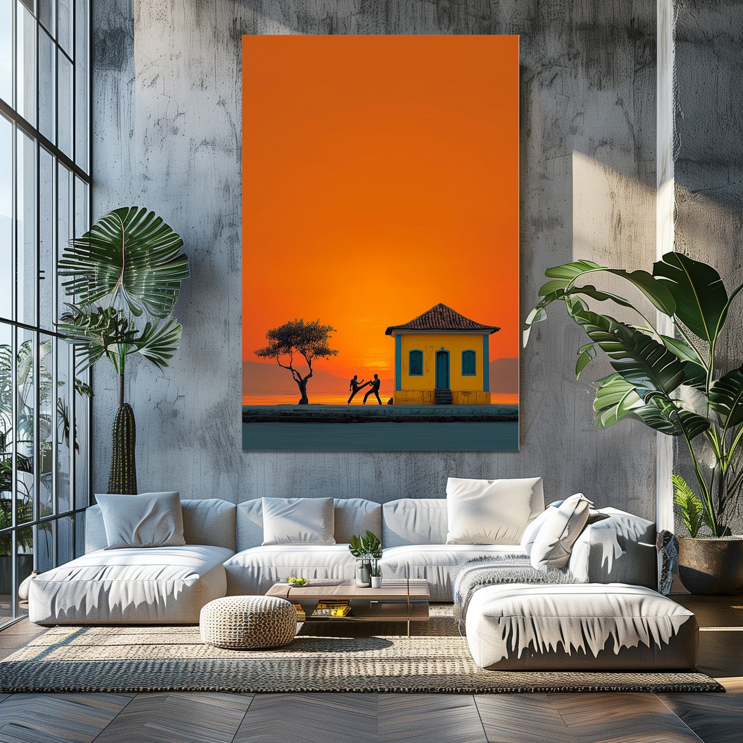 TABLEAU CAPOEIRA BRÉSIL