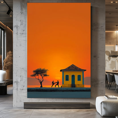 TABLEAU CAPOEIRA BRÉSIL