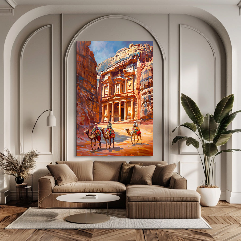 TABLEAU PETRA JORDANIE