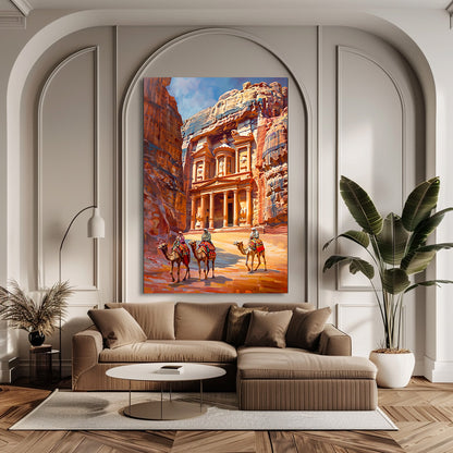 TABLEAU PETRA JORDANIE