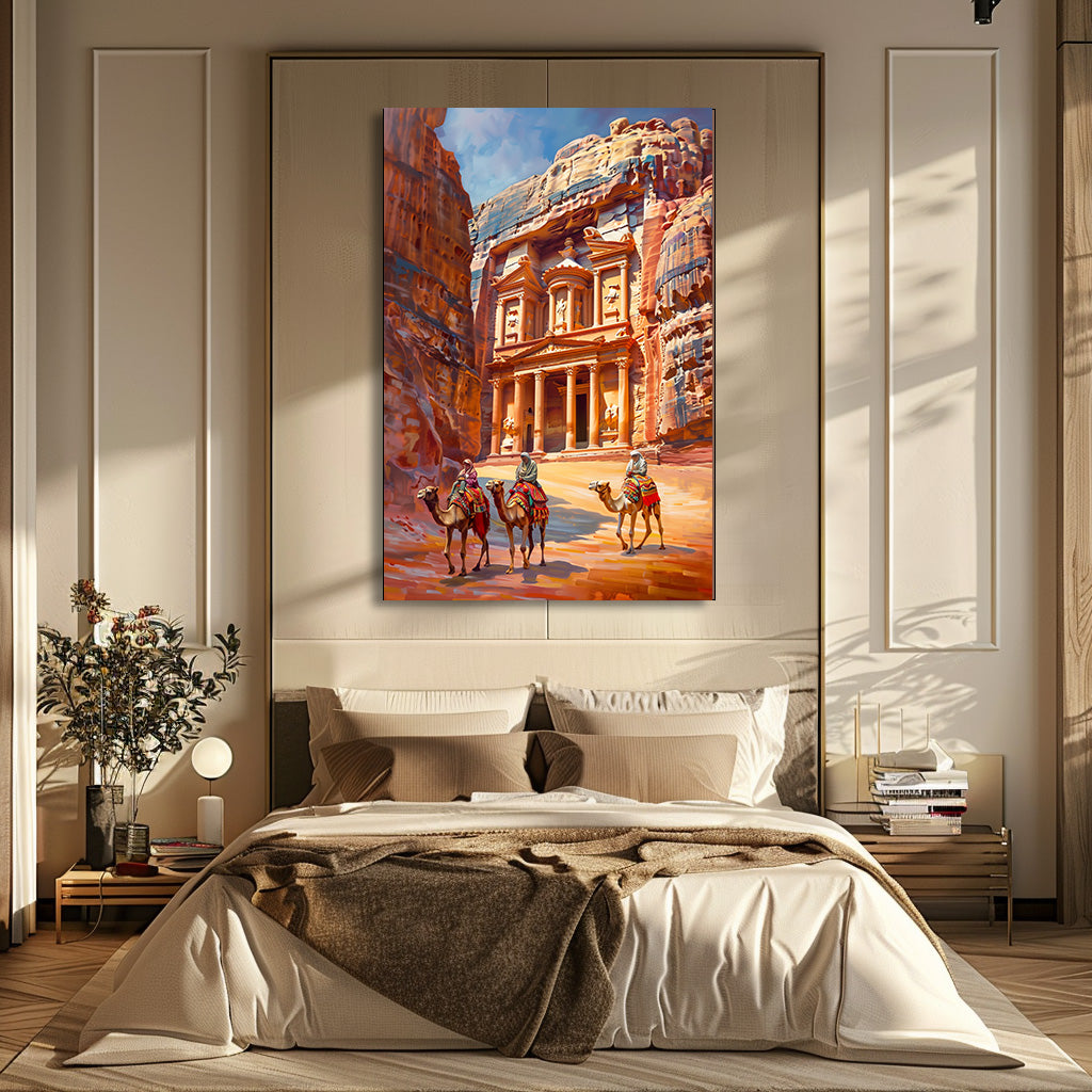 TABLEAU PETRA JORDANIE