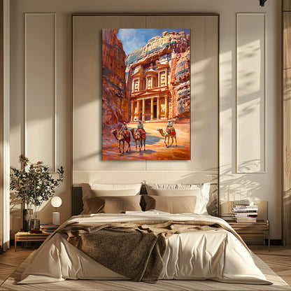 TABLEAU PETRA JORDANIE