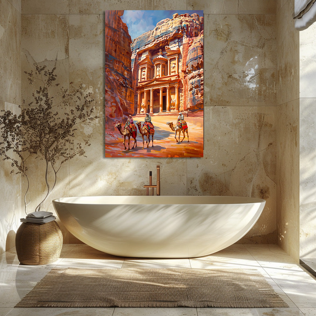 TABLEAU PETRA JORDANIE