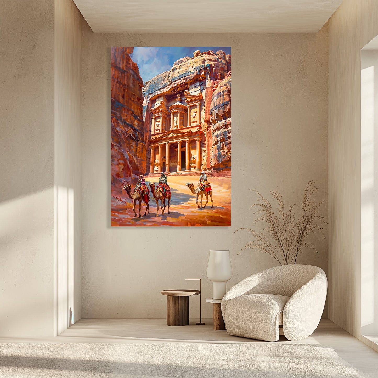 TABLEAU PETRA JORDANIE