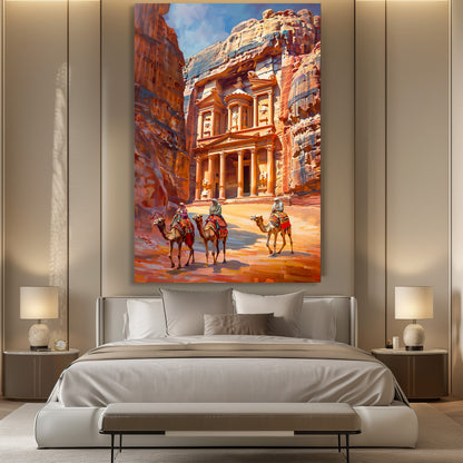 TABLEAU PETRA JORDANIE