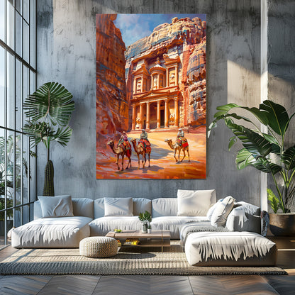 TABLEAU PETRA JORDANIE