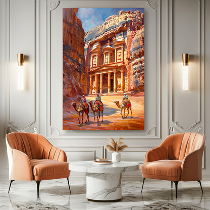 TABLEAU PETRA JORDANIE