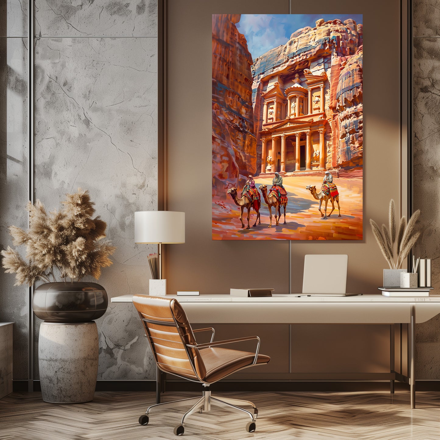 TABLEAU PETRA JORDANIE