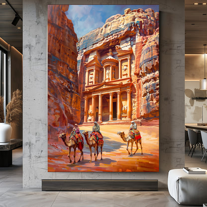 TABLEAU PETRA JORDANIE