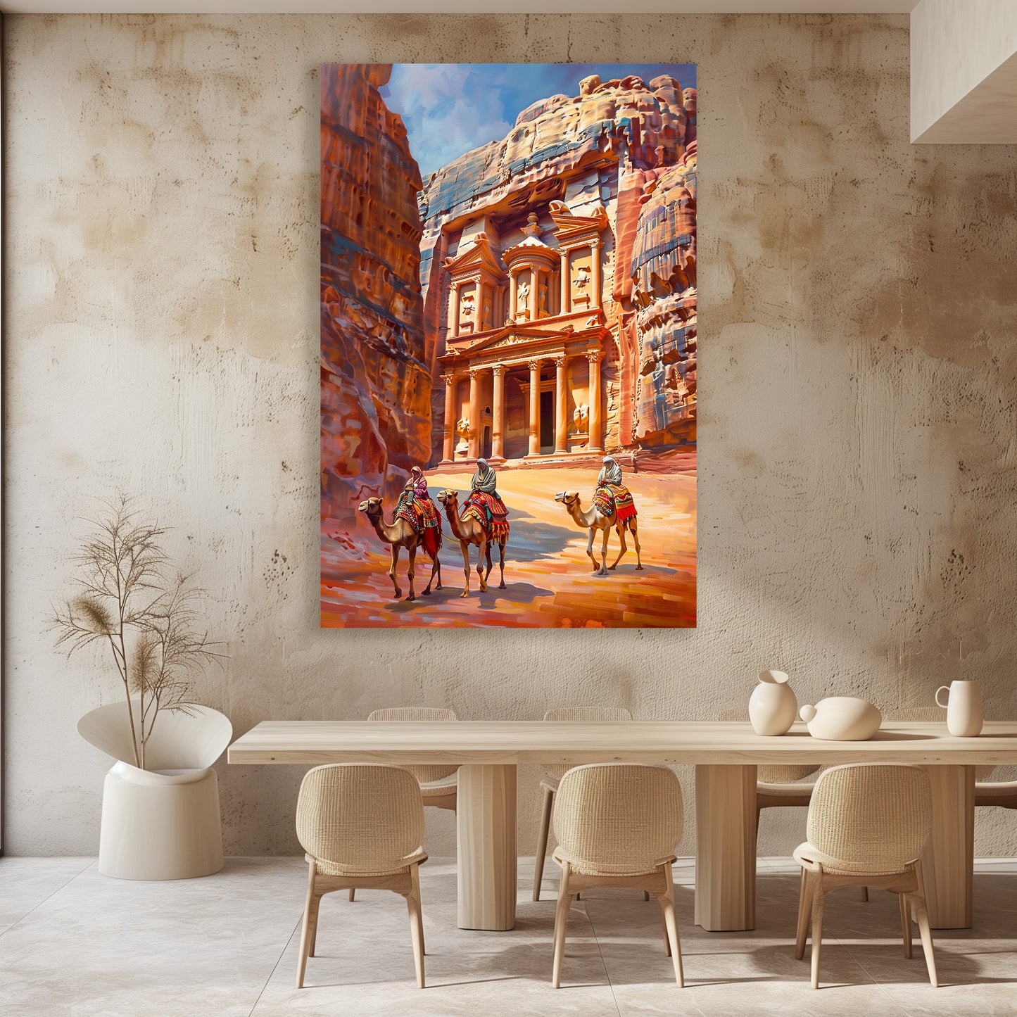 TABLEAU PETRA JORDANIE