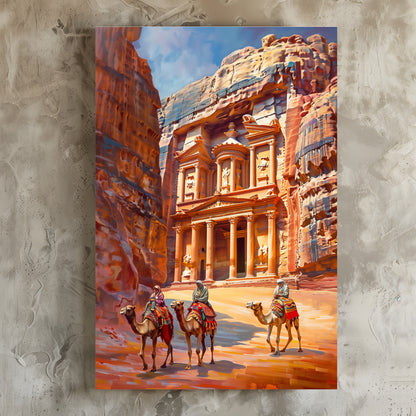 TABLEAU PETRA JORDANIE