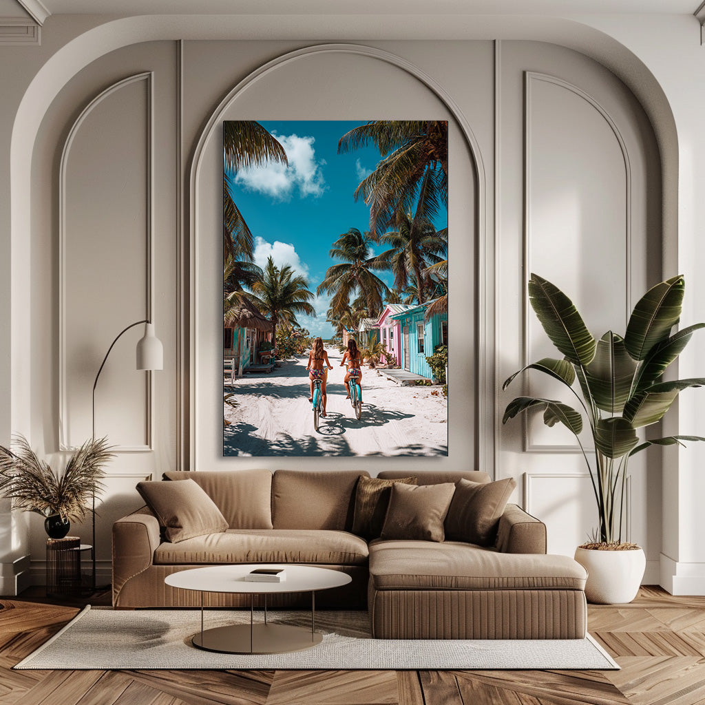 TABLEAU FEMMES VÉLOS MEXIQUE