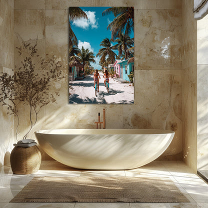 TABLEAU FEMMES VÉLOS MEXIQUE