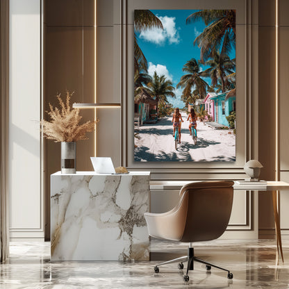 TABLEAU FEMMES VÉLOS MEXIQUE